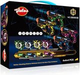 VATOS Rechargeable Laser Tag 360°Sensors Set of 4 Players, 2.4GHz Infrared Real-time Data Display Laser Tag for Kids, Fun Family Group Activity Game Toy Guns for Kids Teenage Gifts Age 6+