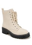 XOXO Women's Garrett Ankle Boot, Off-white, 7