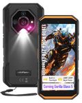 Ulefone Armor X32 Rugged Smartphone, 12GB+128GB/2TB, 48MP+20MP Night Vision, MTK G91, 5.65" Corning Gorilla Glass Tough Screen, Upgradable to Android 15 4G Waterproof Mobile Phones Unlocked NFC Orange