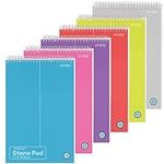 Enday Steno Pads Spiral 6 Pack, 6 x