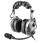 R SPIDER WIRELESS General Aviation Pilot Headset with GA Dual Plugs, Noise Cancelling Mic, MP3 Music Input and Includes Headset Bag