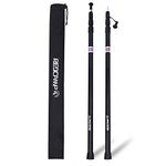 REDCAMP Aluminum Tarp Poles Heavy Duty and Adjustable, Set of 2, Telescoping Lightweight Tent Poles for Tarp, Awning,Hiking