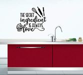 Wallstick Food Quotes wallstickers (Vinyl 60 cm x 50 cm)