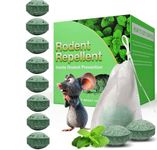 PANCA Natural Rodent Repellent Tablets for Car & Home Pack of 10 | Peppermint Rat Repellent Mouse Deterrent for Car Wires Garage Kitchen Indoor Outdoor Pest Repeller Safe for Children & Pets