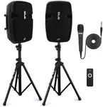 Pyle Powered PA Speaker System Acti