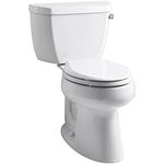 Kohler K-3658-RA-0 Highline Class Five Two-Piece Toilet Combination with Right-Hand Trip Lever, White