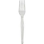 Dixie FH017 Heavy Weight Polystyrene Fork, 7.13" Length, Crystal Clear (Case of 1,000)