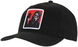 Ghostface Red Square Black Snapback Hat