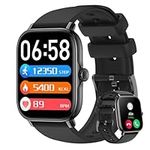 Smart Watch for Men Women (Answer/Dial Call), 1.91" Touch Screen Fitness Activity Tracker with Pedometer Calories Blood Oxygen Heart Rate Sleep Monitor, Waterproof Smart Watch for Android and iPhone