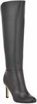 NINE WEST Women's Sancha Knee High Boot, Black 001, 6.5