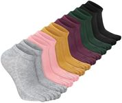 Bencailor 6 Pairs Women Toe Socks C