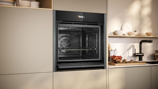 NEFF N70 Slide&Hide Built-In Oven – Graphite Grey
