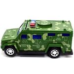 FEELING MALL Bank Money Deposit Safe Box Bump Go Military Car Piggy Banks with Lock Savings Coin Note Bank Car Money Roll Cash Police Car Music Light Up Dancing Jeep Bank Toy for Kids