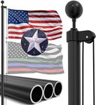 IIOPE 20FT Heavy Duty Flag Pole, 12