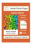 True-Ally 50 sheets Premium 5x7 inch 260 GSM RC (Resin Coated) Water Proof Instant Dry Luster Matte Inkjet Photo Paper (50)
