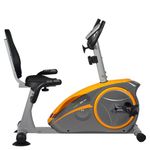 FitnessOne Propel HR 66i Exercise Bike/Cycle - Best Indoor Recumbent Stationary Bike for Senior Citizen with Back Rest Support | Step through Design | 8 Adjustable Levels Magnetic Manual Resistance | 5 kgs Flywheel | Front /Back Adjustable Handles & Hand Pulse | LCD Display | Anti-Slip Pedals & Adjustable Foot Straps | Wheels|