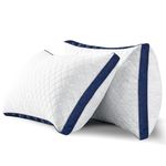 Slybear Pillows 2 Pack, Hotel Quality Bed Pillows with Down Alternative for Neck and Shoulder Pain, Supportive Hypoallergenic Skin-friendly Standard Pillows for Side/Back/Stomach Sleeper 42 x 70cm