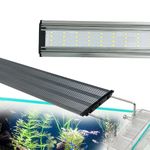 Jainsons Pet Products Aquarium Fish Tank for Planted/Nature Aquarium Lighting Slim Bright Planted MinJiang Aquarium White LED Light (XP-300 |16 W | Suitable for 30-40 cm Aquarium)