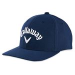 Callaway Men's Hw Cg Tour Perf No Logo 22 Cap, Navy/White, One Size UK