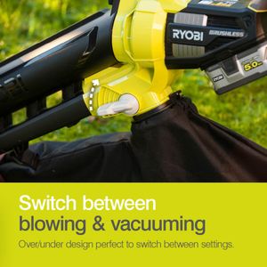 RYOBI 18V Cordless Leaf Blower & Vacuum – Lightweight Garden Tool