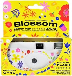Retocolor Blossom 400 35mm Disposable Film Camera 27EXP, ISO400, Color Negative Film, Focus Free, Easy to Use, Built in Flash, Single Use (Film and Battery Included) (Blossom)