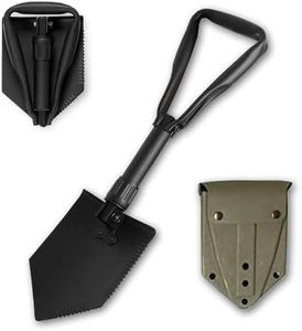 Genuine Military Issue Entrenching Tool, Folding Shovel w D Handle