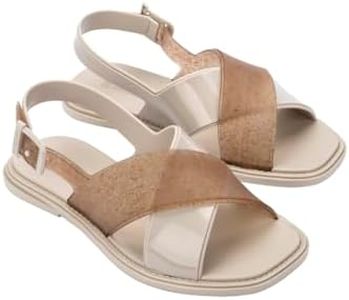 Melissa Cleo Sandal for Women, Beige,8