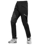 ROCKBROS Winter Fleece Cycling Pants Windproof Cycling Trousers Winter Men’s Mountain Bike Pants Unisex Men Women Black