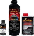 Custom Coat Charcoal Metallic 1 Quart Urethane Spray-On Truck Bed Liner Kit - Easy Mixing, Just Shake, Shoot - Professional Durable Textured Protective Coating, Prevent Stop Rust - Car, Auto Equipment