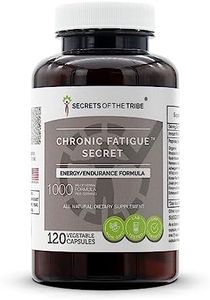 Chronic Fatigue Secret 120 Capsules, 500 mg, Korean Red Ginseng, Rhodiola, Reishi Mushroom, Rehmannia, Ashwagandha, Echinacea. Energy/Endurance Formula (120 Capsules)