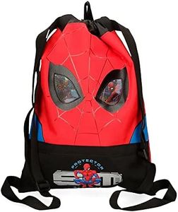 Marvel Spiderman Protector mochila Saco Rojo 30x40 cms Poliéster 0,6L