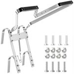 Heavy Duty Aluminum Ladder Standoff - V-Shaped Ladder Stabilizer with Anti-Slip Rubber Bumper, Universal Fit for Most Ladders, Durable & Easy to Use Ladder Accessory