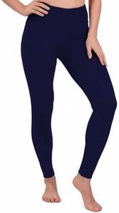 gyprprer Women’s 100% Merino Wool Baselayer Leggings,Thermal Bottoms, Moisture-Wicking Lightweight Long Underwear for Running, Hiking and Outdoor Activities Navy BlueM