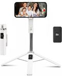 Selfie Stick with Tripod, 40'' Universal Extendable Selfie Pole with Remote Control 360° Rotation for iPhone, Samsung, Huawei & Xiaomi Phones, Phone Holder for Video Recording Vlogging Live Streaming