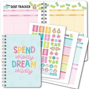 Colorful Monthly Budget Planner 2025-2026 - Financial Planner Organizer Budget Book Planner, 2025 Budget Planner And Monthly Bill Organizer, Bill Book Organizer, Bill Tracker Notebook, Budgeting Book