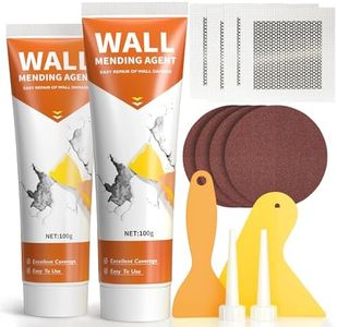 Drywall Repair Kit,Spackle Wall Patch Repair Kit,Simple Small Wall Hole Filler＆Efficient Crack Repair,2 Pack Wall Putty Paste,Plaster Ceiling Repair,Apartment Friendly.