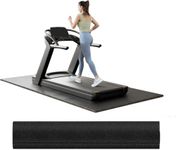 84x36 Treadmill Indoor Bike Mat, 1/4" Thick Walking Pad Gym Bike Exercise Equipment Mat, Large Size High Density Protection Mat for Hardwood Floors, Under Treadmill on Carpet, Noise Shock Absorption