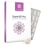 Healthspan Super20 Pro Supports a Healthy Gut (60 Capsuels) | Probiotic with 20 Billion Live Friendly Bacteria | from Five of The Best strains | Promotes Friendly Bacteria in Your Gut | Vegan