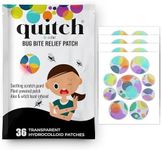 Quitch Mosquito Bite Itch Relief Patch, After Bite Insect Bite Treatment, Anti Itch Cream Alternative, Insect Bite Relief, Cruise, Travel and Camping Essential for Kids