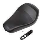 YIBO Motorcycle Black Driver Front Leather Pillow solo Seat Cushion For Harley Sportster XL 1200 883 72 Forty Eight 2016-2020