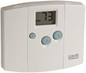 Supco 43054 Electronic Digital Wall Thermostats with Blue Back Light, 45 to 95 Degree F, 20-30 VAC