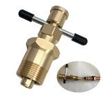 Olive Puller Not Damage The Pipe Olive Remover Ferrule Puller Corrosion-Resistant Compression Ring Removal Tool Suitable for Brass Pipes with Diameters of NPT 1/2" & NPT 3/4" Ferrule Removal Tool