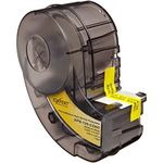 Brady XPS-125-CONT IDXPERT PermaSleeve 0.235" Height, 0.235" Width, B-342 Heat-Shrink Polyolefin, Black On White Color Wire Marker Sleeves