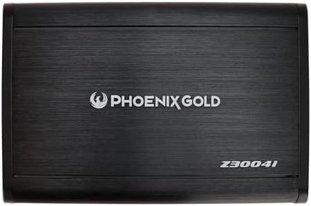Phoenix Gold Z3004i 300W RMS 4-Channel Car Amplifier – High-Performance Audio Boost, Compact Design, Low-Distortion Power, Premium Mobile Sound Upgrade
