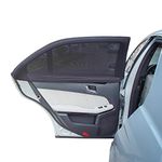 TFY Universal Side Window Sunshade - Double Layer Design - Fits most Car Models - 2 Piece