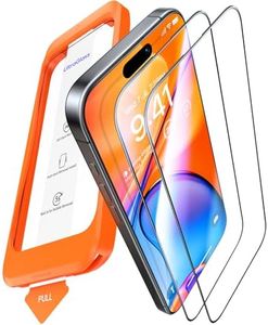 UltraGlass Unbreak Top 9H+ Glass for iPhone 16 Pro Screen Protector 6.3" [12FT Military Grade Shatterproof] Screen Protector 16 Pro Tempered Glass [Longest Durable] Full Coverage 16Pro, 2 Pack