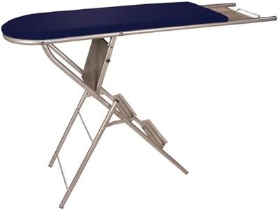 Spacecrafts® 2 in 1 Foldable Ironing Board with Step Ladder | Strong and Durable| Ladder Cum Ironing Board | Easy to Fold (Blue Color)
