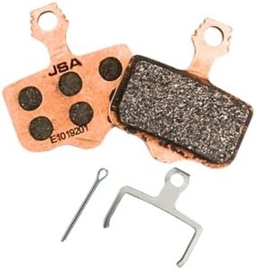 JSA Bike Brake Pads: Ultimate Performance for Racing, Gravel, MTB, Downhill. Ebike Brake Pads, Organic Compound, Powerful & Silent Brakes, Copper Plate for Excellent Heat Dissipation.