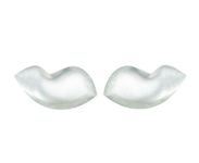 Under Glamour Secret Silicone Bra Inserts - Clear Gel Push Up Breast Pads - Soft Silicone Cleavage Enhancer (Large)