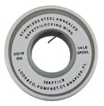 Loos & Co SLWQ032 Stainless Steel Safety Locking Wire for 0.032" Rope